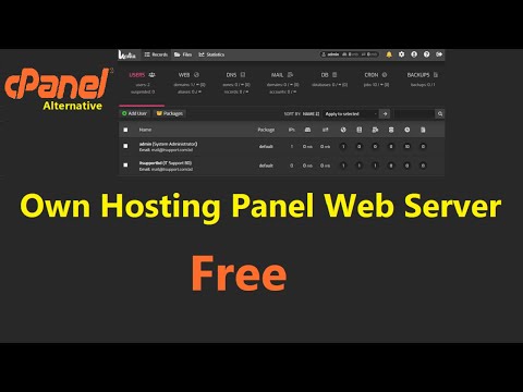 , title : 'How to Create your Own Hosting Panel Web Server Free.'