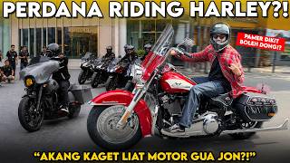 Download lagu PERDANA RIDING HARLEY BARU‼️ AKANG MV KAGET LIAT MOTOR BARU GUA JON⁉️ mp3