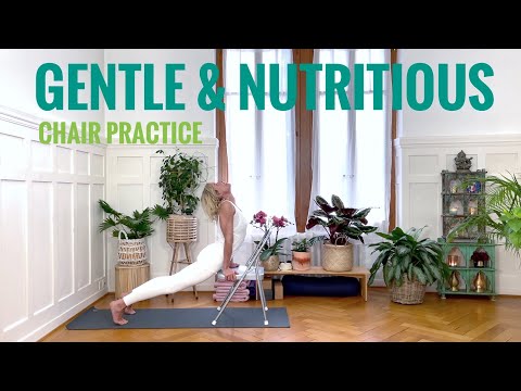 Yoga | Gentle & Nutritious Chair Practice | 49 min | Beginner and Intermediate Level
