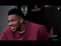 The Greek Freak Tells A Dad Joke Giannis Antetokounmpo Press Conference 1 21 21
