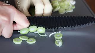 ASMR cutting leeks, 대파 써는 소리 /젠엔콩