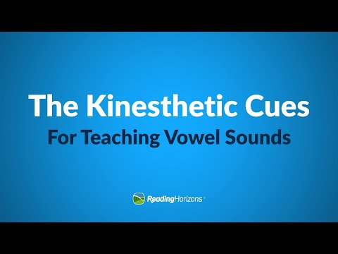 The Kinesthetic Cues for Teaching Vowel Sounds