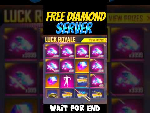 Unique Free Diamond Server 🗿😱 #freefire #freefireshorts #shorts