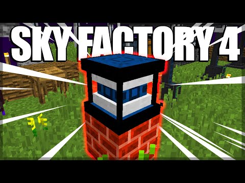 MINECRAFT SKY FACTORY 4 EP 14 O MELHOR GERADOR DE ENERGIA