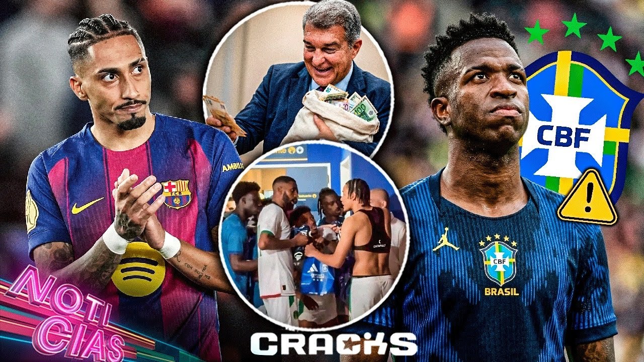 Vini no entrena ¿está ROTO? | Barca ganará $$ por la lesión de Raphinha | Pelea por la de Messi