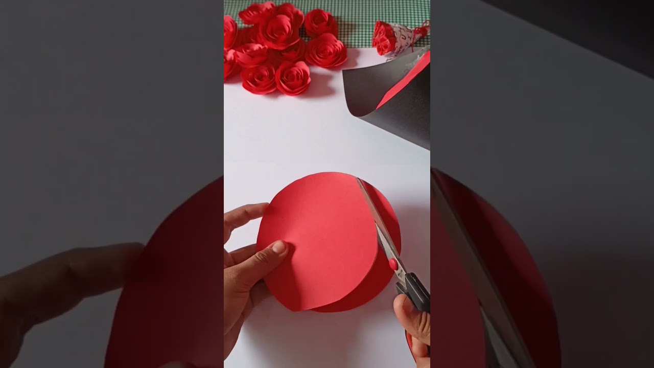 Diy bouquet for valentine day🌹💐❤️#bouquet #art #valentinesday #shorts