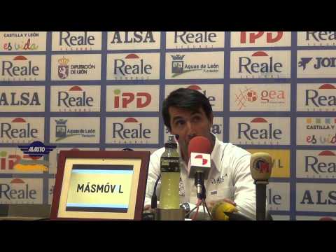 Rueda de prensa liga ASOBAL Jornada 1. Reale ADEMAR León- Quabit Guadalajara Mateo Garralda