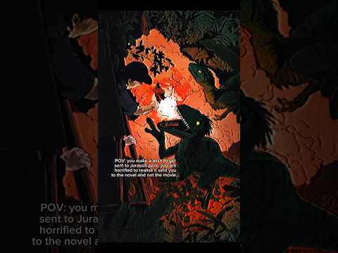 The Jurassic Park Novel was 10x scarier than the film #jurassicpark #novel #dinosaur #horror #scary