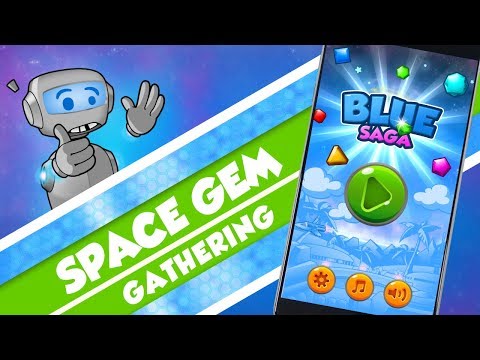 Save the robot in a match 3 game Blue Saga!