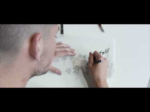 Video UNI PIN Creative Writting - Brush Art, sada linerů, 5 ks, (EFB/ BR), mix barev