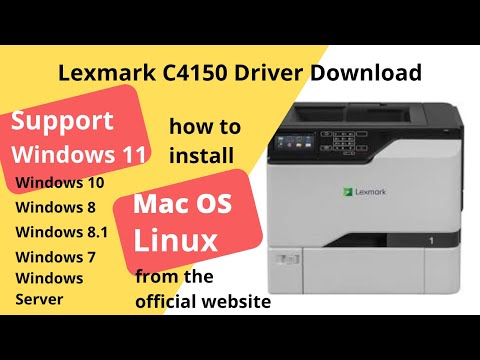 Thumbnail for Lexmark C4150 Driver Download and Setup Windows 11 / Windows 10