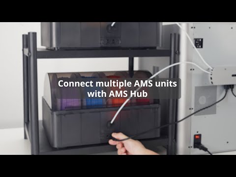 Концентратор Bambu Lab AMS Hub для 3D-принтеров P1 & X1 Series (оригинал, SA002-N) - фото 1 - id-p2206296557