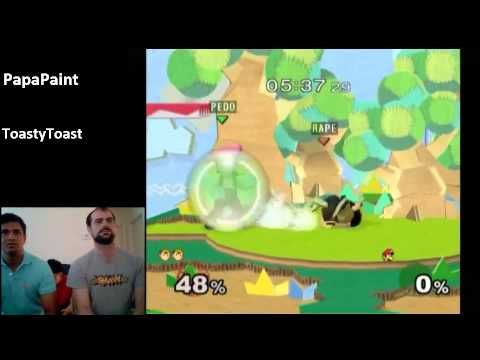 Toastytoast (Ness) vs Papapaint (Luigi)