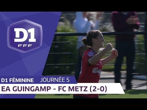 J5 : EA Guingamp -  FC Metz (2-0) / D1 Féminine