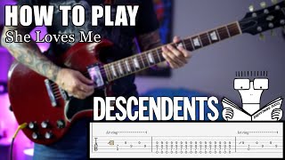She Loves Me - DESCENDENTS (Guitar Playthrough With Downloadable Tab)