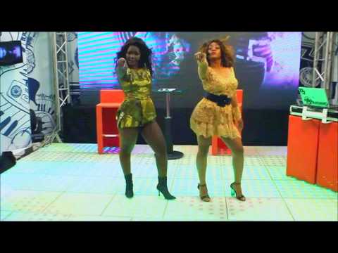 Marllen & Dama do Bling cantam o sucesso "Sarangane" na TV Miramar (B4L Girls)