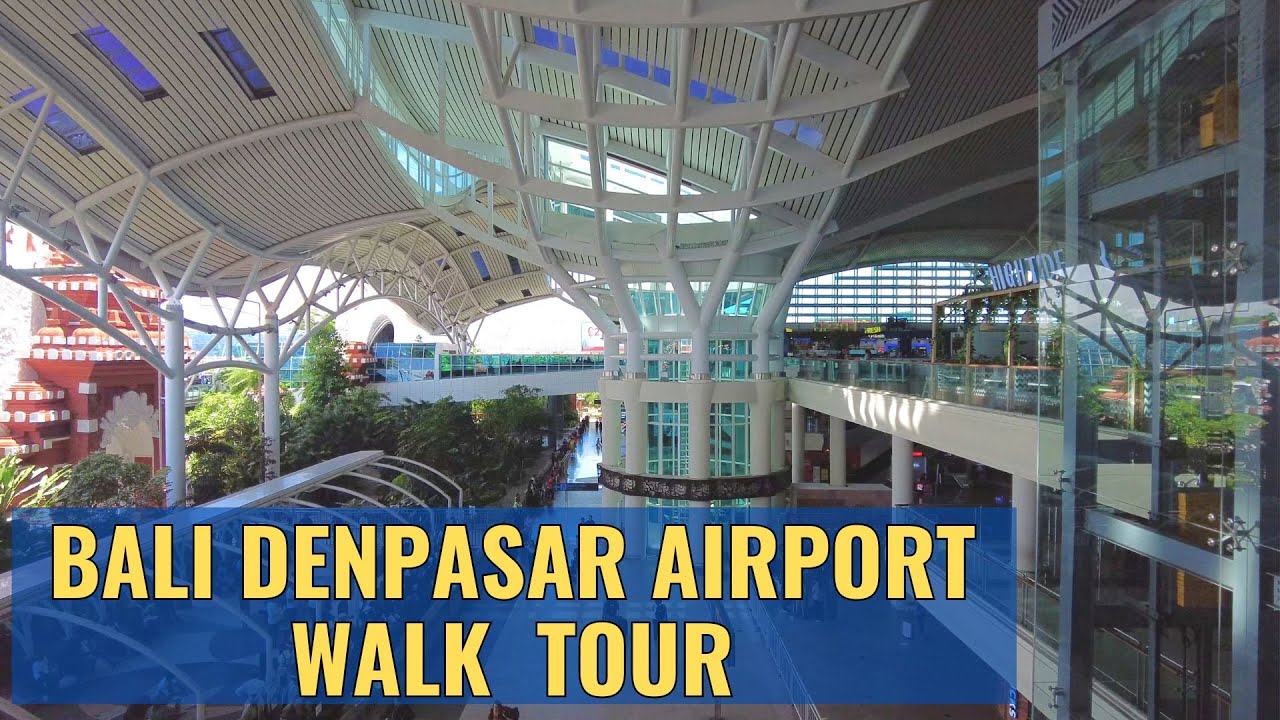 Bali Indonesia International Airport (DPS) Walk Through February 2024 4K