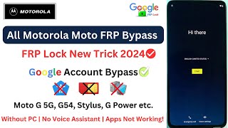 All Motorola Android 13 FRP Bypass (Moto G 5G, Stylus, G Power) Google Account Unlock Without PC