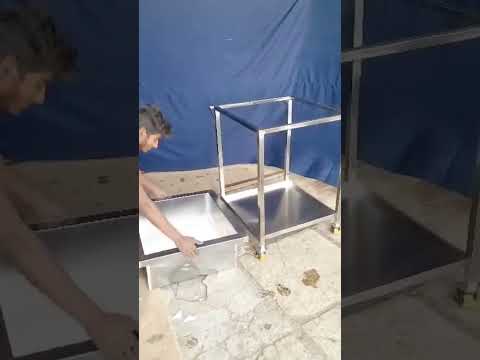 A1 kitchen stainless steel trolley, for hospital