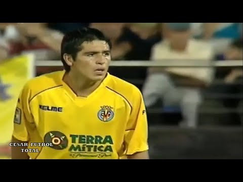Debut de Riquelme en el Villarreal - 02/09/2003