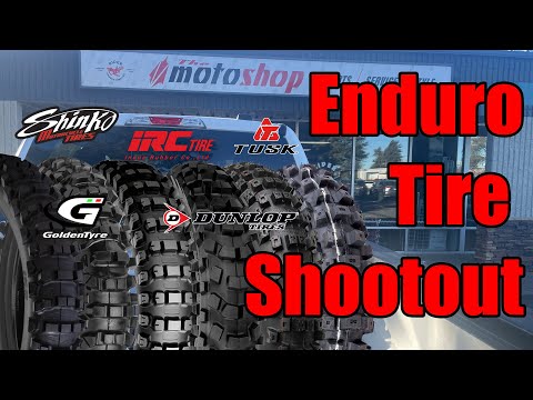 Enduro / Singletrack tire shootout, we test the top 6 dirt bike tires to see what tire is the best.