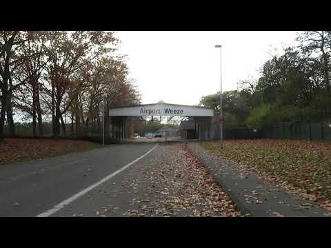 Ingang van Airport Weeze (NRN) in Duitsland