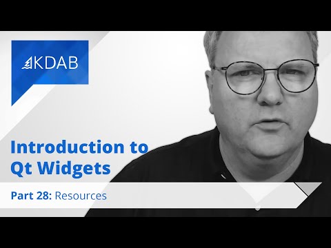 Introduction to Qt Widgets (Part 28) - Resources