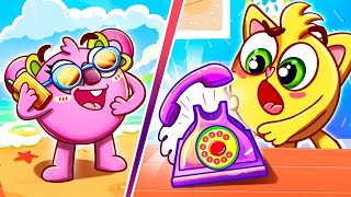 Ring Ring Song  😻🐨🐰🦁 Kids Songs And Nu