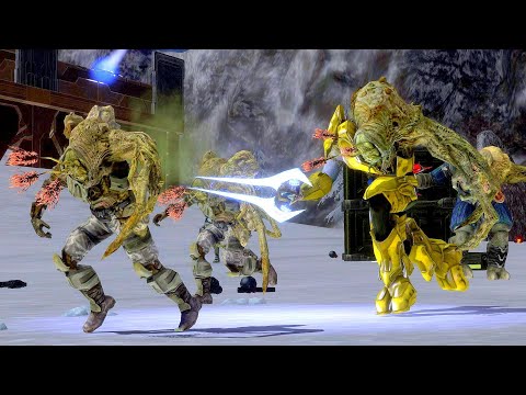 UNSC vs FLOOD - HALO 3 NPC Wars #13