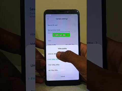 Shoot videos ✅ in 4k | Mobile 4k Recording #4k #shorts