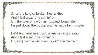 Vince Gill - Sad One Comin&#39; On A Song for George Jones Lyrics