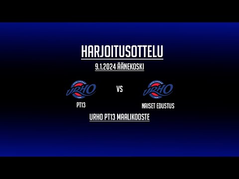 Harjoitusottelu 9.1.2024 Suolahden Urho PT13 - Naiset edustus