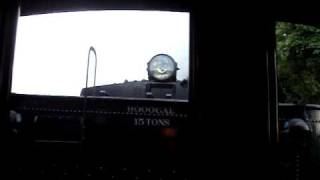 preview picture of video 'Strasburg Rail Road steam whistle sitting behind the engine'