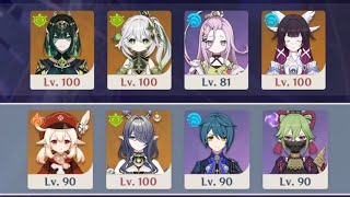 【原神】Ver.Luna VI a 螺旋12層 ラウマ無しネフェルPT＆クレインボーで星9攻略【Genshin Impact】