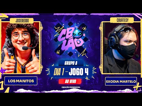 Exodia Martelo x Los Manitos | MD1 - Dia 1 | CBOLÃO Presencial - Grupo A | Courtesy x Josedeodo