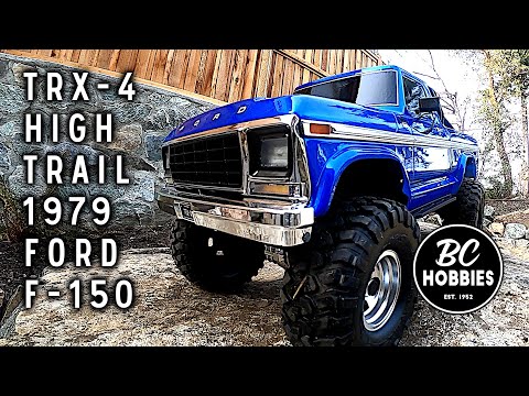 Driving the Traxxas TRX-4 Ford F-150 High Trail