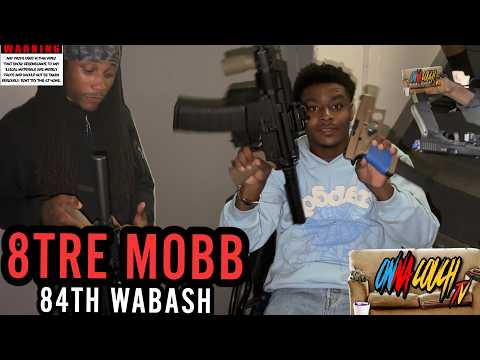 8TRE Mobb (84TH Wabash) Hood Vlog| Keymoe Urine On Opps Grave, Caught Lacking On Bus, Switch Took?