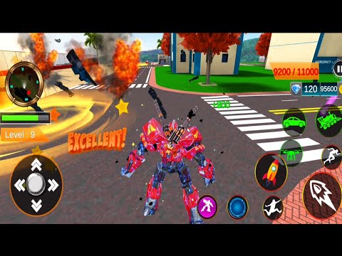 Train Robot Car Game 3d