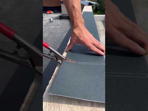 Kopfblech herstellen aus Aluminium in Anthrazit