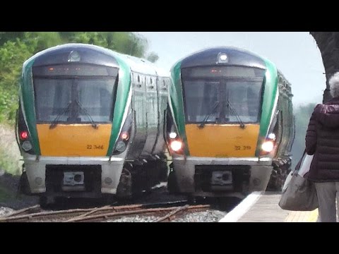 IE 22000 Class Intercity Train number 22319 - Kildare Station, Ireland