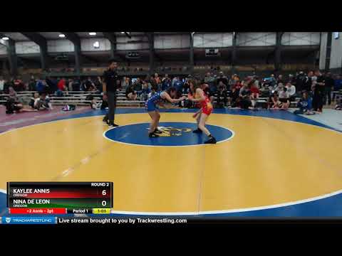 Middle School Girls 97-101 Kaylee Annis Oregon Vs Nina De Leon Oregon