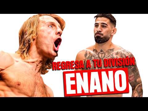 Video: ¡Paddy Pimblett EXPLOTA contra Ilia Topuria! ¡ENANO!