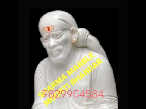 White Marble Sai Baba Statue