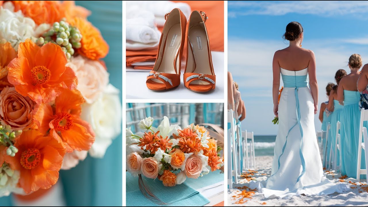 Blue and Orange Beach Wedding Ideas: A Stunning Coastal Celebration