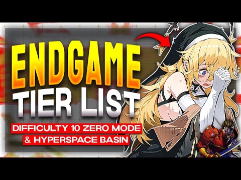[Chaos Zero Nightmare] Endgame Tier List update for Endgame Difficulty 10 Zero Mode and Hyperspace