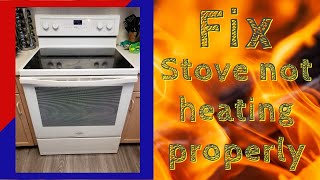 Whirlpool oven not heating — replacing a hidden bake element