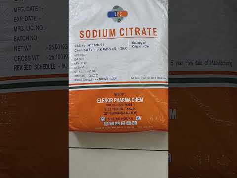 White Sodium Citrate Powder