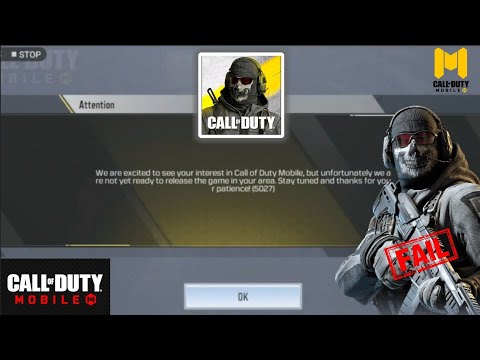 Fix We are Excited To See Your Interest Problem in Call of Duty Mobile | Not available in your area