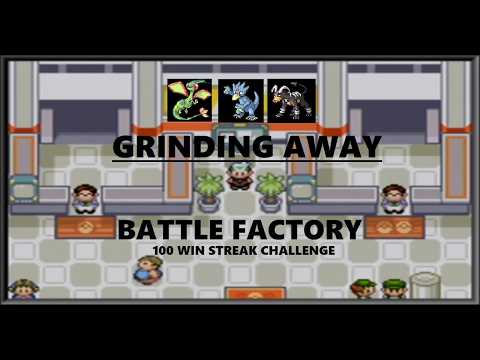 MORE OF THIS! POKEMON EMERALD - BATTLE FACTORY 100 WIN STREAK ATTEMPTS