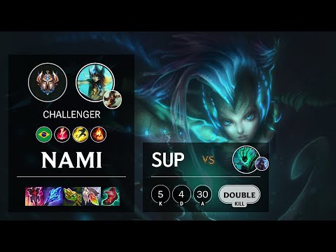 Nami Support vs Thresh - BR Challenger Patch 11.24b